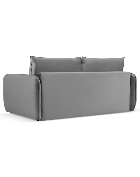 Canapé Convertible Vienna 3 Places gris clair - 214x102x92 cm