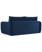 Canapé Convertible Vienna 3 Places bleu roi - 214x102x92 cm