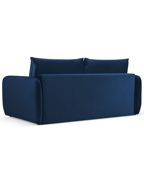 Canapé Convertible Vienna 3 Places bleu roi - 214x102x92 cm
