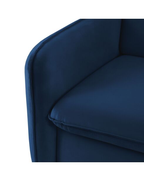 Canapé Convertible Vienna 3 Places bleu roi - 214x102x92 cm