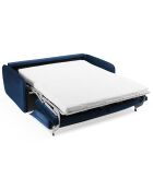 Canapé Convertible Vienna 3 Places bleu roi - 214x102x92 cm