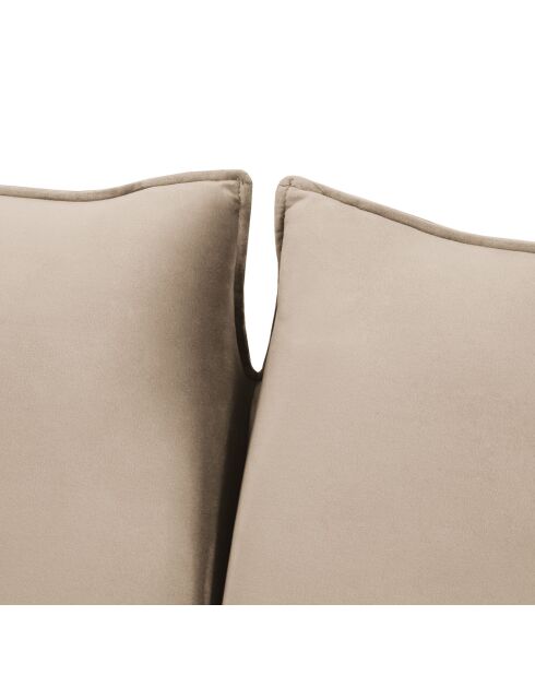 Canapé Convertible Vienna 3 Places beige - 214x102x92 cm