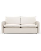 Canapé Convertible Vienna 3 Places beige clair - 214x102x92 cm