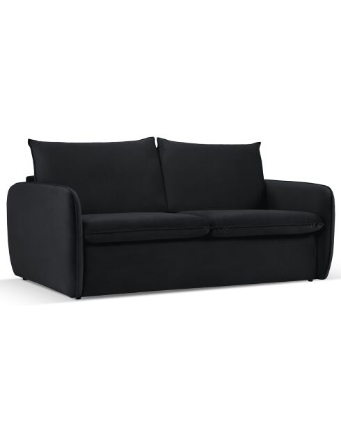 Canapé Convertible Vienna 2 Places noir - 194x102x92 cm