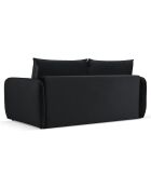 Canapé Convertible Vienna 2 Places noir - 194x102x92 cm