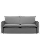 Canapé Convertible Vienna 2 Places gris clair - 194x102x92 cm