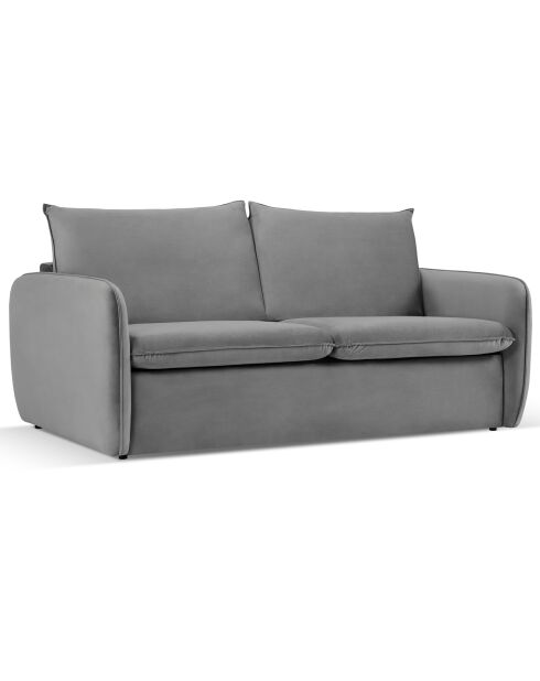 Canapé Convertible Vienna 2 Places gris clair - 194x102x92 cm