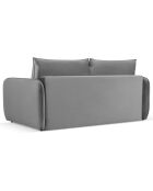 Canapé Convertible Vienna 2 Places gris clair - 194x102x92 cm