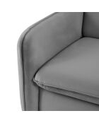 Canapé Convertible Vienna 2 Places gris clair - 194x102x92 cm