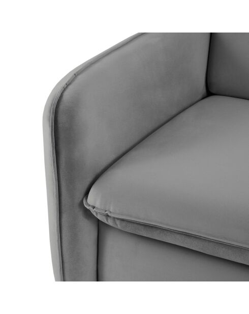 Canapé Convertible Vienna 2 Places gris clair - 194x102x92 cm