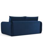Canapé Convertible Vienna 2 Places bleu roi - 194x102x92 cm