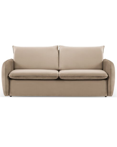 Canapé Convertible Vienna 2 Places beige - 194x102x92 cm