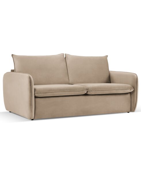 Canapé Convertible Vienna 2 Places beige - 194x102x92 cm