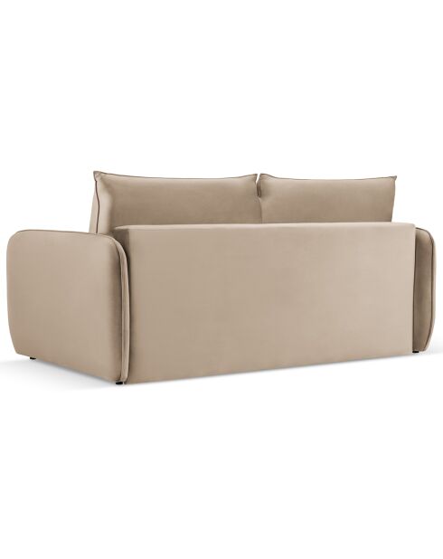 Canapé Convertible Vienna 2 Places beige - 194x102x92 cm