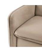 Canapé Convertible Vienna 2 Places beige - 194x102x92 cm
