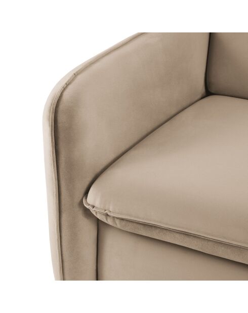 Canapé Convertible Vienna 2 Places beige - 194x102x92 cm