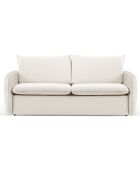 Canapé Convertible Vienna 2 Places beige clair - 194x102x92 cm