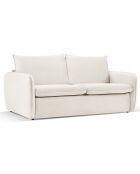 Canapé Convertible Vienna 2 Places beige clair - 194x102x92 cm