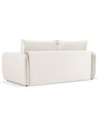 Canapé Convertible Vienna 2 Places beige clair - 194x102x92 cm