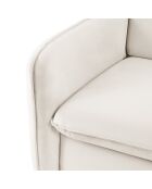 Canapé Convertible Vienna 2 Places beige clair - 194x102x92 cm