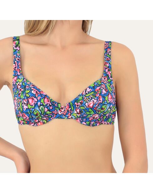 Haut de maillot de bain Florenza bleu