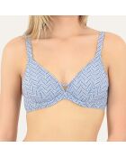 Haut de maillot de bain Ancona bleu