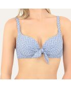 Haut de maillot de bain Ancona bleu