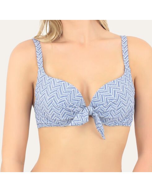 Haut de maillot de bain Ancona bleu