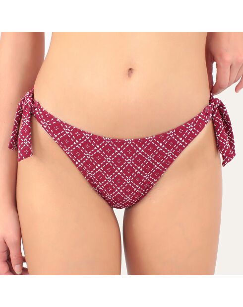 Bas de maillot de bain Como rouge cerise