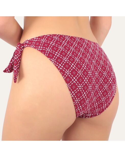 Bas de maillot de bain Como rouge cerise