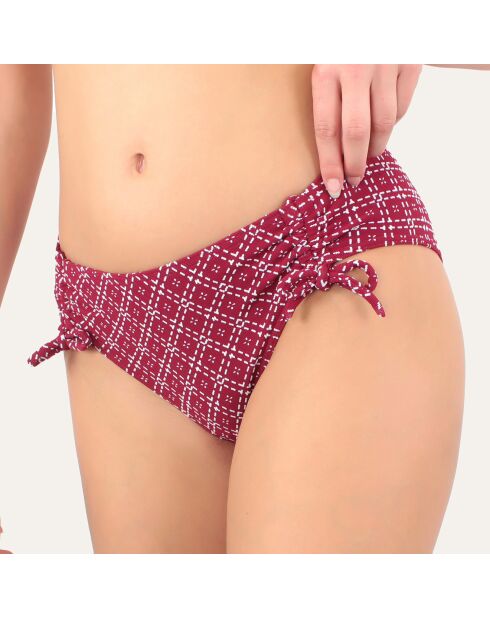 Slip da bagno Como rosso ciliegia