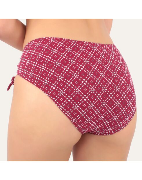 Slip da bagno Como rosso ciliegia