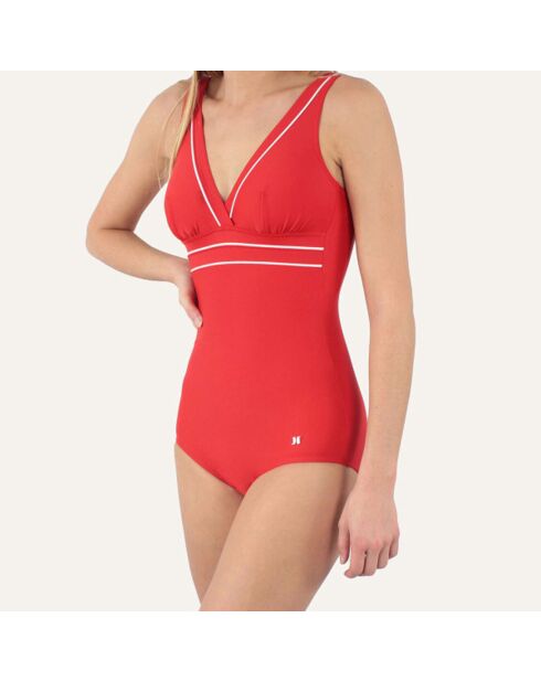 Maillot de bain 1 Pièce Java rouge