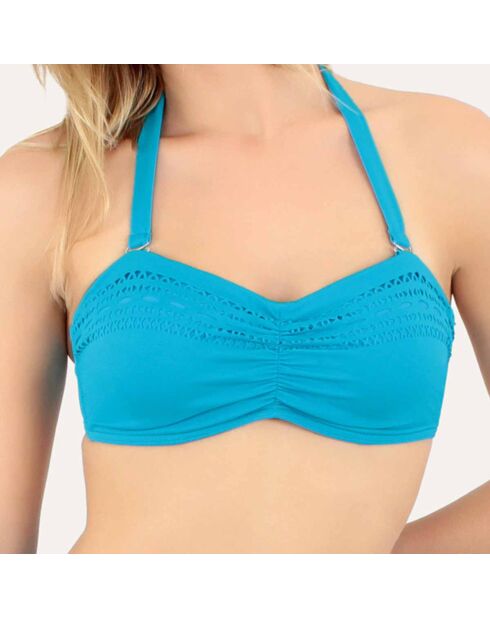 Haut de maillot de bain Darling bleu turquoise