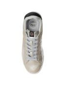 Sneakers Bates argenté/noir