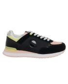 Sneakers en Cuir Travis noir/rose/jaune