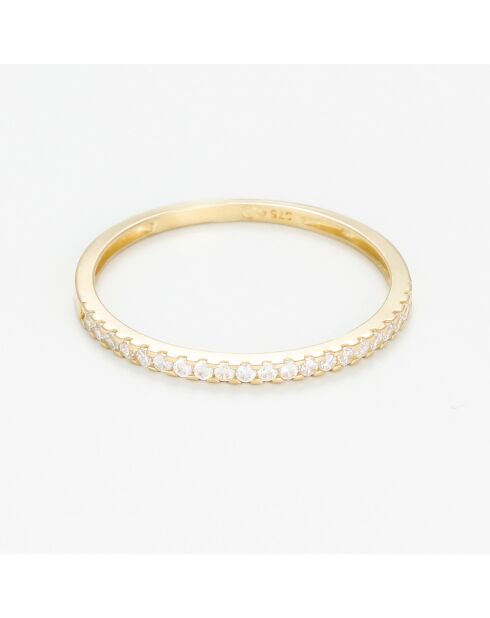 Helios Zirkonium geelgouden ring