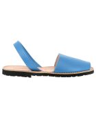 Avarcas de piel capri azul