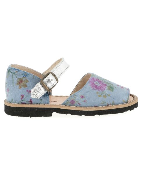 Sandalias azules de piel Boucle