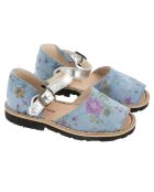 Sandalias azules de piel Boucle