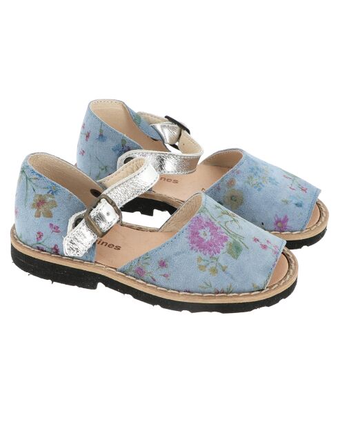 Sandalias azules de piel Boucle
