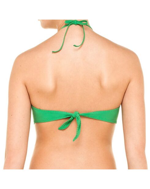 Haut de maillot de bain Julii vert émeraude