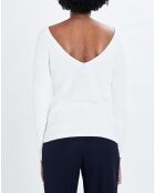 Pull 100% Coton Bio Bettina B ivoire