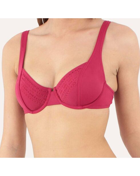 Haut de maillot de bain Darling rouge