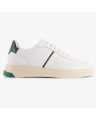 Sneakers en Cuir B6 blanc/vert sapin