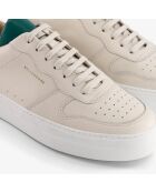 Sneakers en Cuir B0 Playground beige/vert/rose