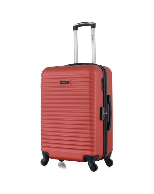 Brazilia Long Stay Koffer mit 4 Einzelrollen, 75 cm, terrakottarot