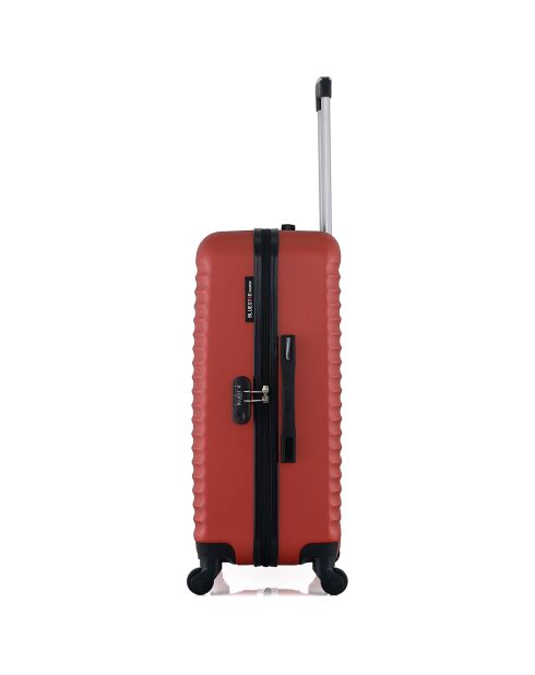 Brazilia Long Stay Koffer mit 4 Einzelrollen, 75 cm, terrakottarot