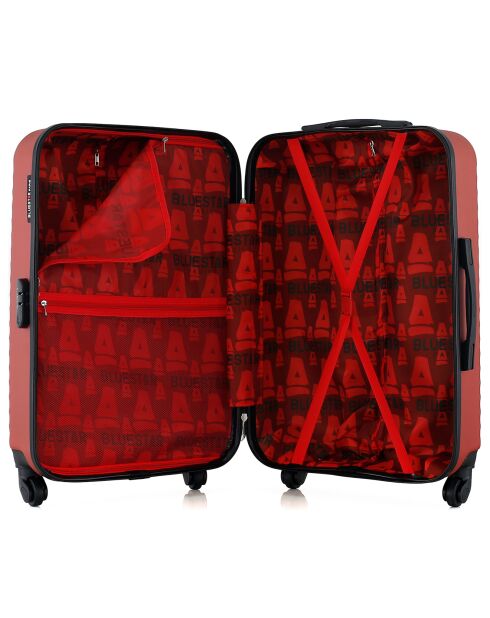 Brazilia Long Stay Koffer mit 4 Einzelrollen, 75 cm, terrakottarot