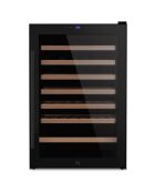 Cantinetta vino nera autoportante da 48 bottiglie - 54x54,7x84 cm